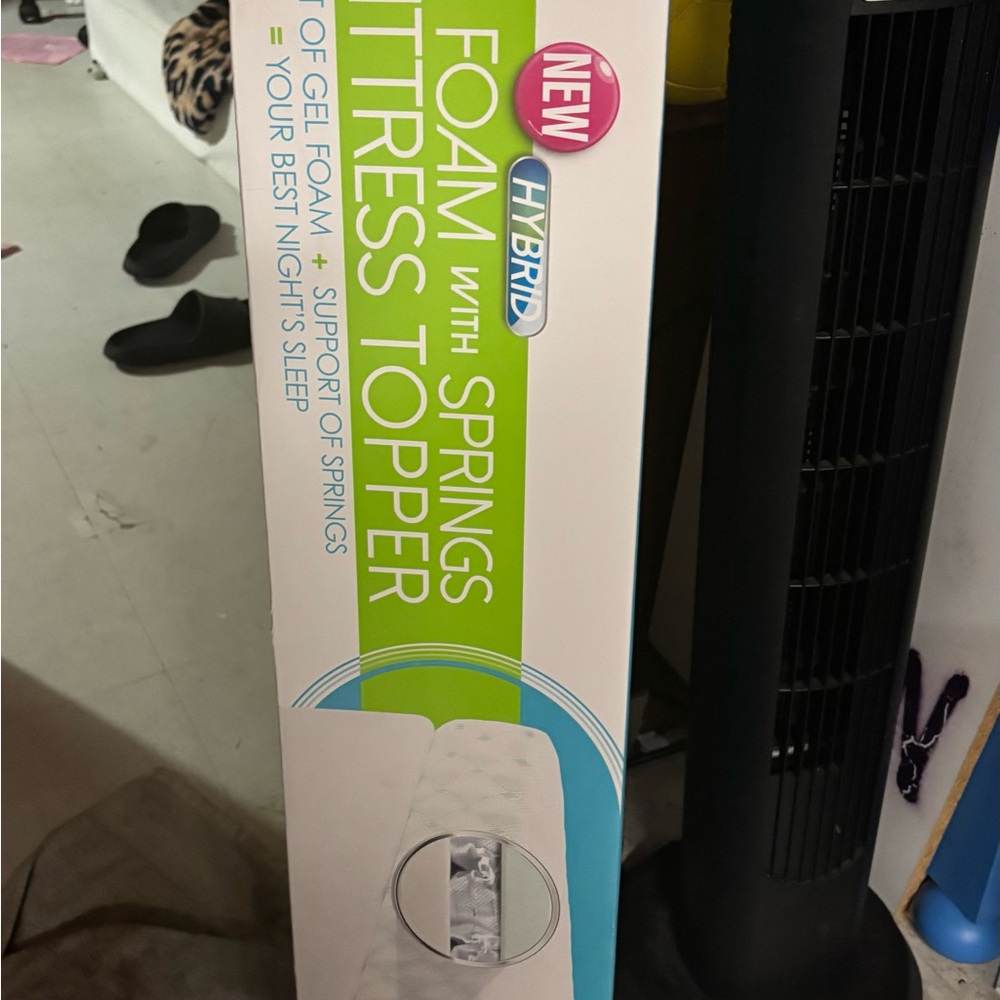 Harmony 3 Inch Gel Foam Hybrid Mattress Topper with Springs – New